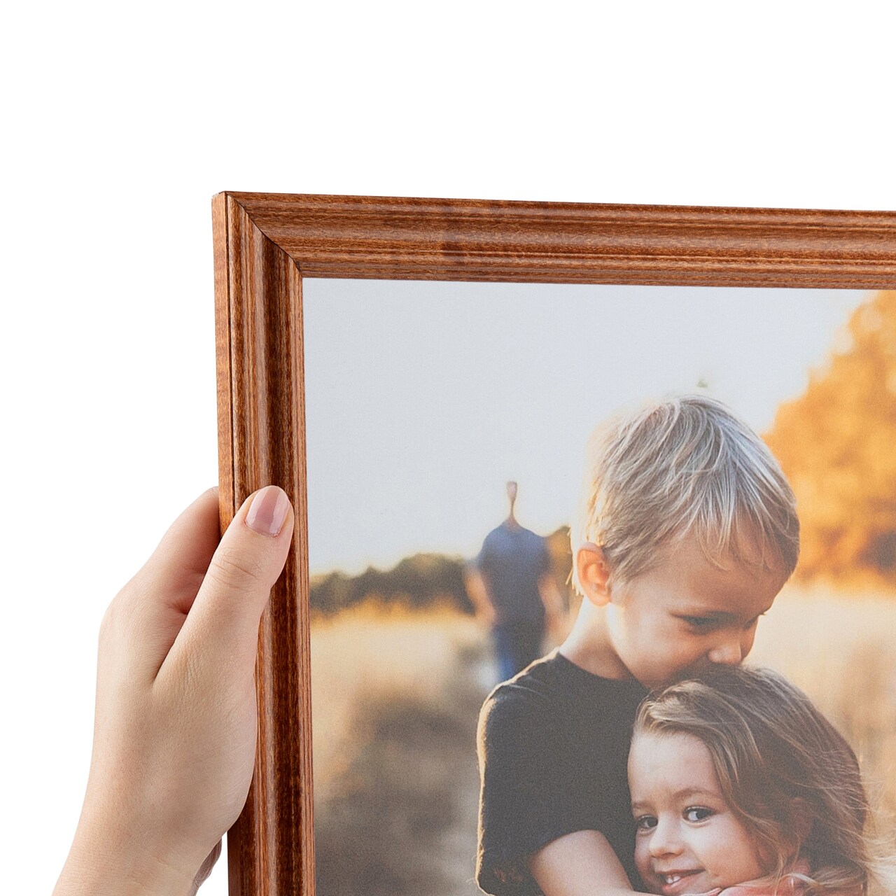 ArtToFrames 4x6 Inch Picture Frame, This 1.00 Inch Custom Wood Poster Frame is Available in Multiple Colors, Great for Your Art or Photos - Comes with Regular Glass and Corrugated Backing (A9C)